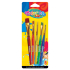 Colorino Brush with plastic handle 5 pieces