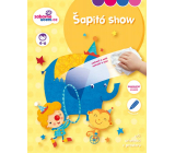 Ditipo Scratch-off book with stickers Shapito show 16 pages + 2 pages with stickers A4 215 x 275 mm age 4-6