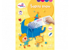 Ditipo Scratch-off book with stickers Shapito show 16 pages + 2 pages with stickers A4 215 x 275 mm age 4-6