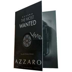 Azzaro The Most Wanted eau de parfum for men 1,5 ml with spray, vial