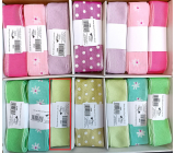 Ditipo Fabric ribbon Flora pastel light green 3 m x 25 mm