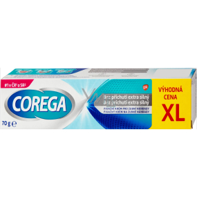 Corega Flavourless extra strong fixative cream for complete and partial dentures 70 g