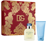 Dolce & Gabbana Light Blue Pour Homme Eau de Toilette 75 ml + Body Cream 50 ml, gift set for men