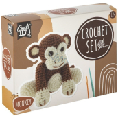 Craft ID Crochet monkey, creative set