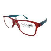 Berkeley Reading dioptric glasses +2,5 plastic red, blue side frames 1 piece MC2268