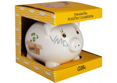 Albi Piglet with hammer treasure box Jsi in package 14 cm