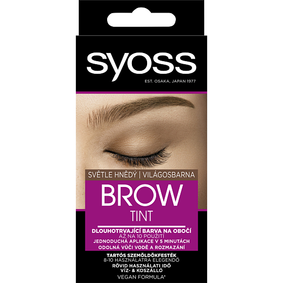 Syoss Brow Tint eyebrow color Light Brown, 17 ml