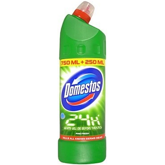 Domestos 24h Pine Fresh liquid disinfectant and cleaning agent 750 + 250 ml
