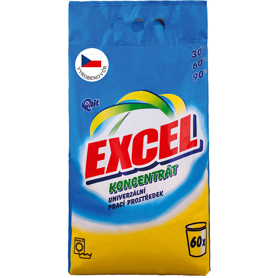 Qalt Excel universal concentrated universal detergent 80 doses of 6 kg