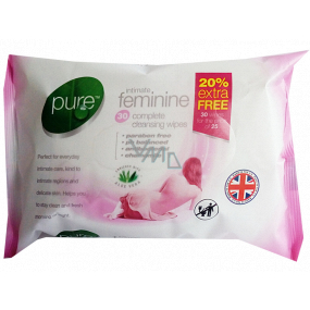 Pure Intimate Feminine Intimate Wipes 25 pieces