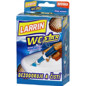 Larrin Toilet Star fragrance Ocean gel for toilet bowl 7 with gel filling 42 ml