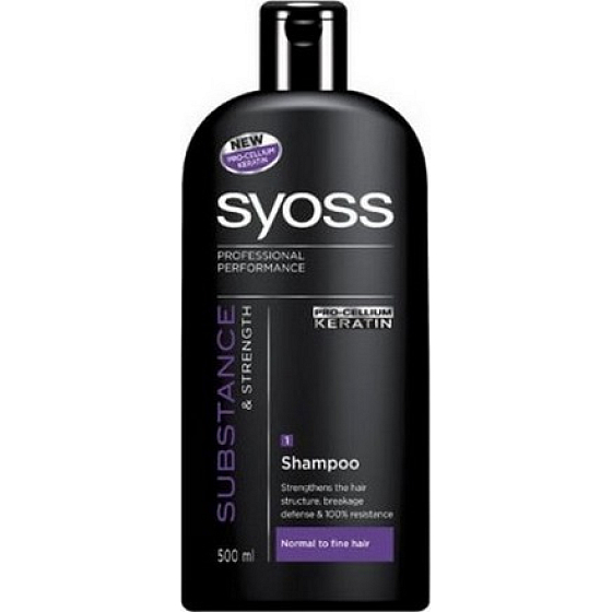 Syoss Substance & Strength hair shampoo for normal to fine hair 500 ml