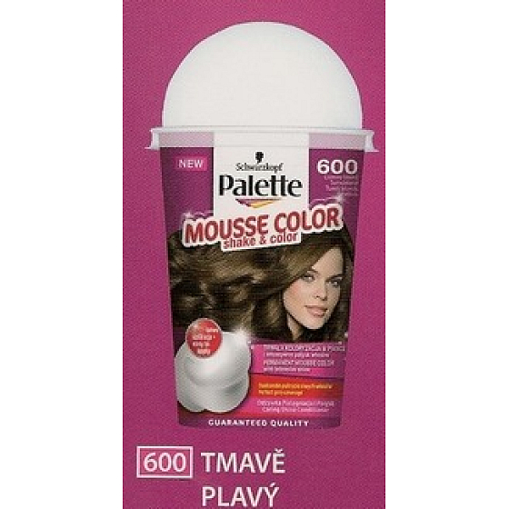 Schwarzkopf Palette Mousse Color Shake and color hair color 600 Dark Fawn