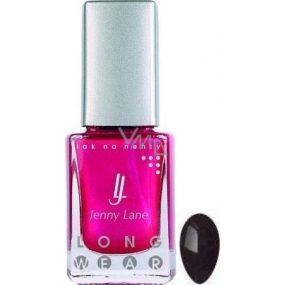 Jenny Lane Long Wear nail polish with long-lasting effect Black matte 14 ml