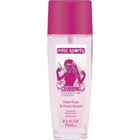 Miss Sports Love 2 Love Clubbing Proof perfumed deodorant glass for women 75 ml