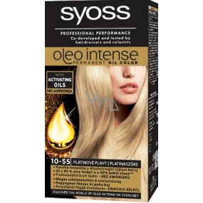 Syoss Oleo Intense Color Ammonia-Free Hair Color 10-55 Platinum Fawn