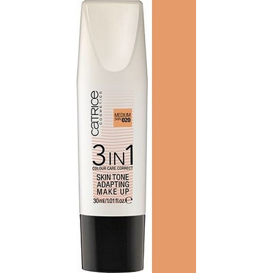 Catrice 3in1 Skin Tone Adapting Makeup 020 Medium Skin 30 ml