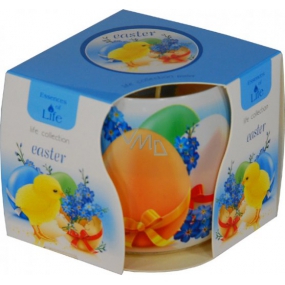 Essences of Life Easter chicks aromatic candle in glass 100 g