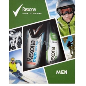 Rexona Men Dry Quantum antiperspirant deodorant spray for men 150 ml + Cool Ice shower gel 250 ml, cosmetic set