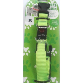 Albi Be seen! Shining, flashing collar for small dogs waterproof, size S, 25 - 36 cm, illuminates up to 60 hours