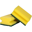 Tinky Dish Sponge Shaped 9 x 6 x 4 cm 10 pieces