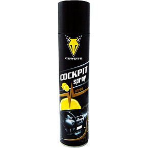 Coyote Cockpit Spray Lemon for Interior Cleaning, 400 ml