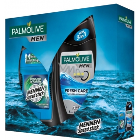Palmolive Men Sailor Fresh Care 3 in 1 shower gel for body, face and hair for men 250 ml + Mennen Speed Stick Power of Nature Avalanche deodorant stick for men 60 g, cosmetic set