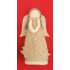 Jute tree angel on standing 18 cm