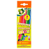 Jolly Set of 8 neon crayons