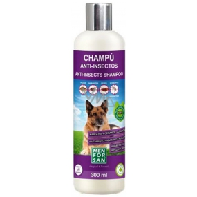 MenforSan Margósa, Lavender Oil, Geranila natural repellent foam shampoo for dogs 300 ml