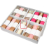Ditipo Fabric ribbon Flora gray-beige brown stripe 2 mx 40 mm