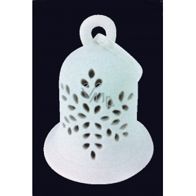 Porcelain bell flashing LED, 12 cm