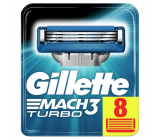 Gillette Mach3 Turbo spare head 8 pieces, for men