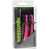 MegaSmile Black Whitening II Sonic Replacement Heads for the Latest Generation Sonic Toothbrush Pink 2 Pieces