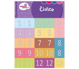 Ditipo Digits fun learning memory game getting to know the numbers from 1-20 and tens 10-90, 297 x 222 mm