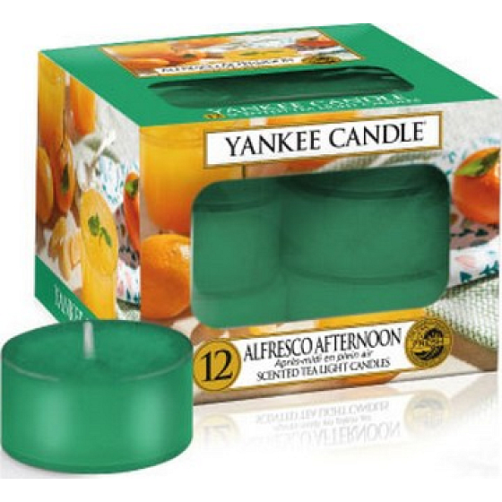 Yankee Candle Alfresco Afternoon - Alfresco Afternoon Scented Tealight 12 x 9.8 g