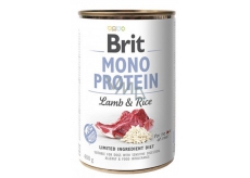 Brit Mono Protein Lamb with rice complete dog food 400 g