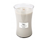 WoodWick Warm Wool - Warm Wool Scented Candle with Wooden Wick and Glass Lid Large 609.5 g