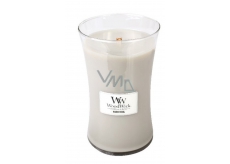 WoodWick Warm Wool - Warm Wool Scented Candle with Wooden Wick and Glass Lid Large 609.5 g