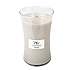 WoodWick Warm Wool - Warm Wool Scented Candle with Wooden Wick and Glass Lid Large 609.5 g