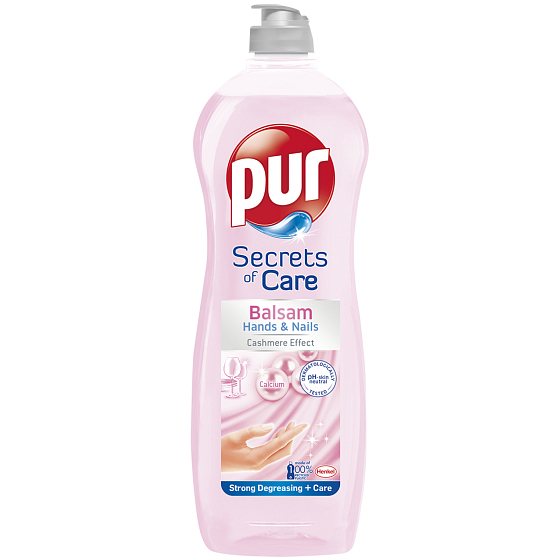 Pur Secrets of Care Balsam Hand & Nails Cashmere Effect dishwashing liquid 750 ml