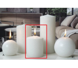 Lima Ice pastel candle white cylinder 80 x 100 mm 1 piece