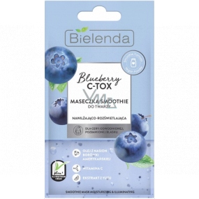 Bielenda Blueberry C-Tox American Blueberry Smoothie Moisturizing and Brightening Face Mask 8 g