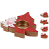 Emocio Wooden Tealight Candle Holder 12 cm, Assorted Shapes