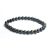 Pyrite bracelet elastic natural stone, ball 6 mm / 16-17 cm, master of self-confidence and abundance