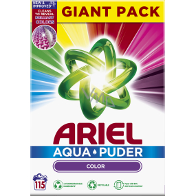 Ariel Aquapuder Color universal washing powder for coloured clothes 115 doses 7,475 kg