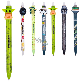 Colorino Star Wars Mandalorian pen green, blue refill 0,5 mm