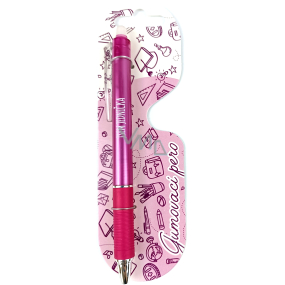 Nekupto Back To School eraser pen pink I'm number one