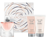 Lancome La Vie Est Belle eau de parfum 50 ml + body lotion 50 ml + shower gel 50 ml, gift set for women