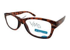 Berkeley Reading dioptric glasses +2 plastic, orange-brown black spots 1 piece R4007-20 INfocus